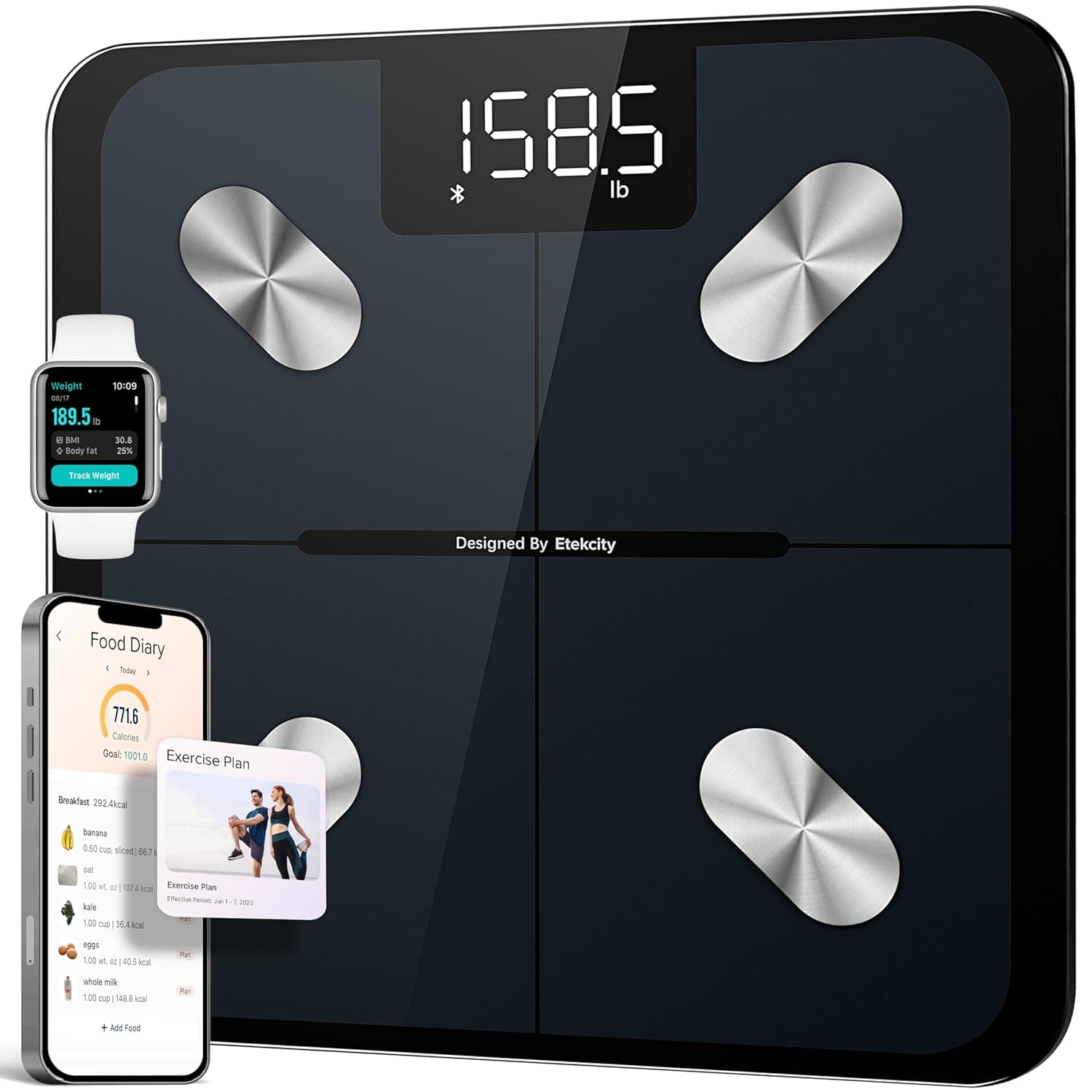 Etekcity Smart Body Scale — Accurate Metrics, Smarter Tracking